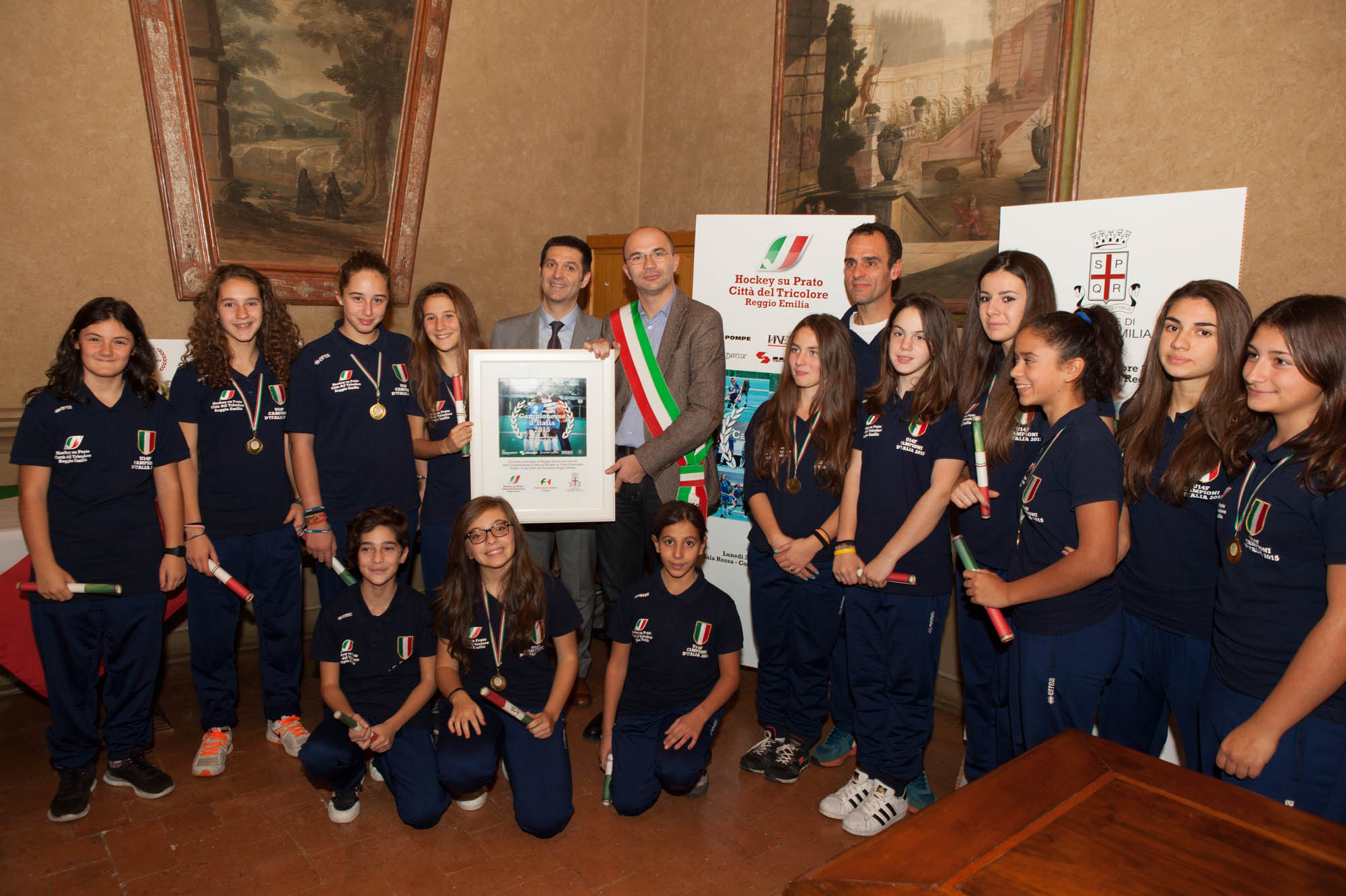 Le campionesse dell’hockey ricevute dal Sindaco in Municipio