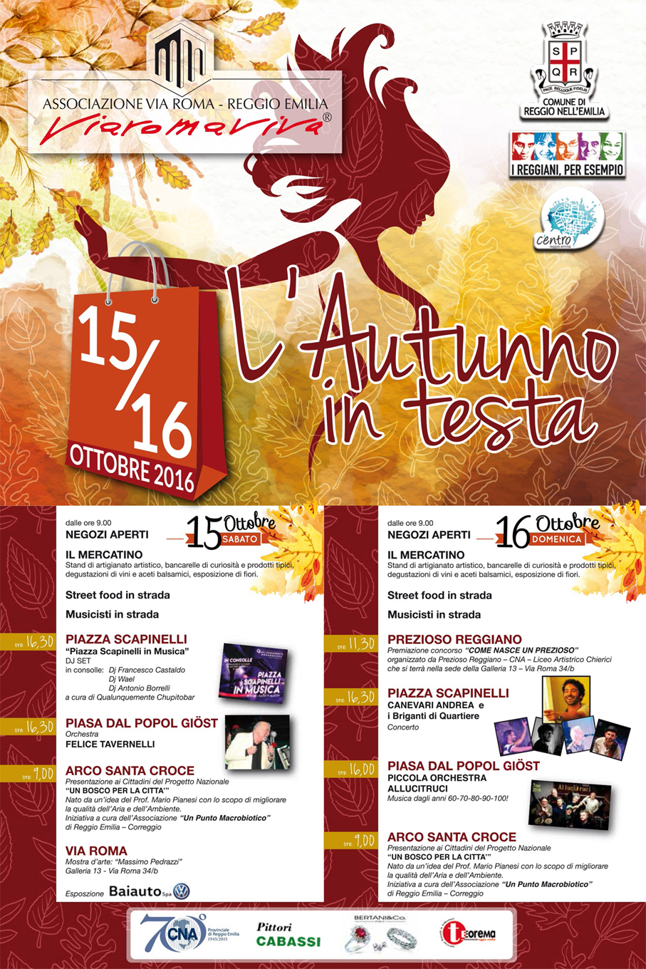 L’AUTUNNO IN TESTA 2016 – Associazione ViaRomaViva