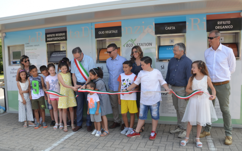 CAVRIAGO: INAUGURATA LA PRIMA “ECOSTATION” NELLA NOSTRA PROVINCIA