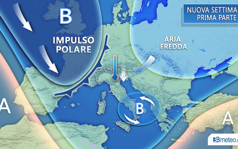 METEO: IN ARRIVO UN BRUSCO CALO DI TEMPERATURE