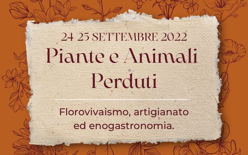 PIANTE E ANIMALI PERDUTI 2022 – GUASTALLA